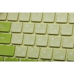 Комплект клавиатура + мышь Acer OCC205 беспроводной USB, 1200 dpi, зеленый/желтый