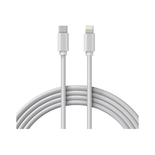 Кабель Rexant Type-C-Lightning 2.4 A, 1 м, белый ПВХ