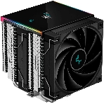 Кулер для процессора DEEPCOOL AK620 DIGITAL SE LGA20XX/1700/1200/115X/AM5/AM4 (9шт/кор, TDP 260W, PWM, DUAL Fan 120мм, 6 тепл. трубок, ARGb, черный) RET (R-AK620-BKADMN-GJD)