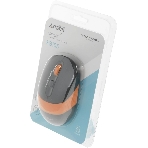 Мышь беспроводная A4Tech Fstyler FG10S черный/оранжевый, 2000 dpi, радиоканал, USB, кнопки - 4