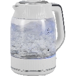 Чайник электрический Vitek VT-WK1059 1.7л. 2200Вт белый корпус: стекло/пластик