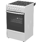 Плита электрическая Darina B 3607 W белый/черный, конфорок 4 шт, духовка 50 л, 50 см x 85 см x 56 см