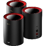 Wi-Fi Mesh-система/AX3000 Wi-Fi 6 Mesh 2.5G Solution 3-Pack, Dual-Band, Chipset MT7981BA+MT7976CN+RTL8221B, 802.11ax/ac/a/b/g/n, 2402Mbps at 5GHz + 574Mbps at 2.4GHz, 2.5G WAN+GE LAN, 5 internal antennas, MU-MIMO, DDNS, Zerotier/Wireguard/OpenVPN/IPSec/L2TP/PPTP VPN, DNS over Cloudflare/Google/Quad9, IPv6, Seamless Roaming, WPA3, TR069/TR098/TR111/TR181,easyMesh R3 Optional, Ver 2.0, Cudy Mesh, Cudy APP