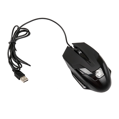 Мышь проводная Dialog Gan-Kata MGK-06U черный, 1600 dpi, USB, кнопки - 4