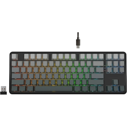 Клавиатура Redragon Star Blade Pro гибридная, USB Type-A, Bluetooth, радиоканал, чёрный