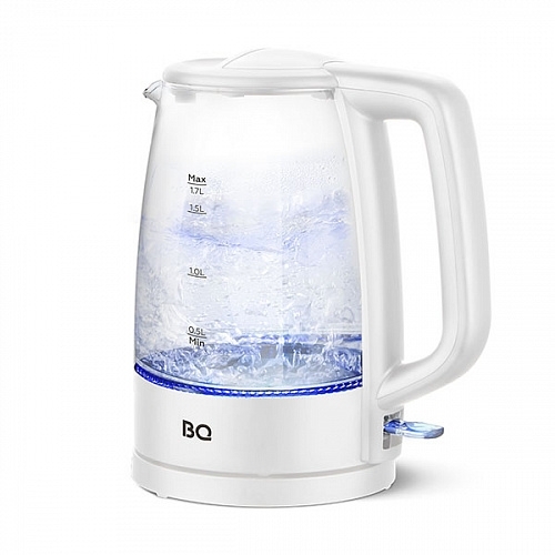 Чайник электрический BQ KT1839G белый. Мощность: 2200 Вт, объем: 1.7 л
