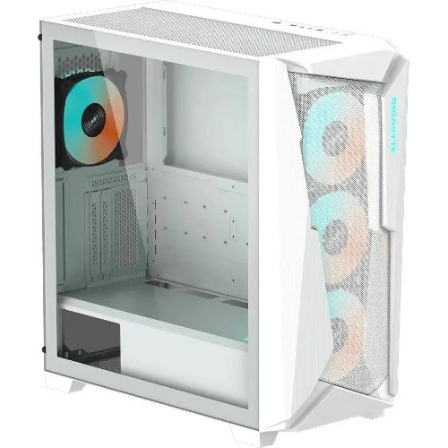 Компьютерный корпус Gigabyte C301GW белый без БП ATX 4x120мм 4x140мм 2xUSB 3.0 audio bott PSU