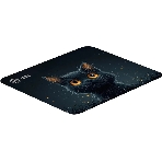 Коврик для мыши Cactus черный Cat 250x200x3мм (CS-MPC-D09S)
