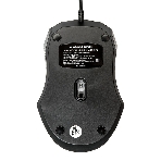 Мышь проводная Nakatomi MON-07U черный, 800 dpi, USB, кнопки - 3