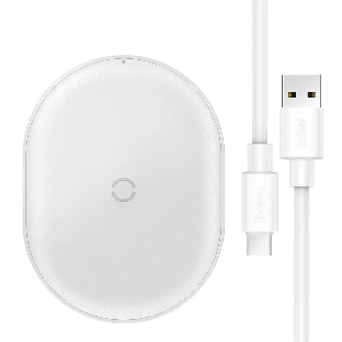 Беспроводное зарядное устройство Baseus WXGD-02 Jelly wireless charger 15W белый