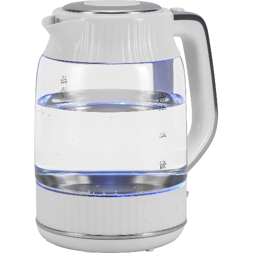 Чайник электрический Vitek VT-WK1059 1.7л. 2200Вт белый корпус: стекло/пластик