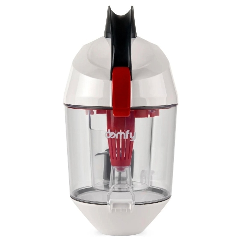 Пылесос Domfy DSC-VC505 белый/красный, 350/2000 Вт, уборка сухая, пылесборник контейнер 2.5 л
