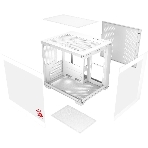 Компьютерный корпус Bloody CC-121 белый без БП mATX 7x120мм 1xUSB2.0 1xUSB3.0 audio