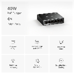 Коммутатор настольный Mercusys MS106LP с 6 портами 10/100 Мбит/с (4 порта PoE+)