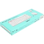 Комплект клавиатура+мышь Logitech MK240 Nano беспроводной, USB, 1000 DPI, белый