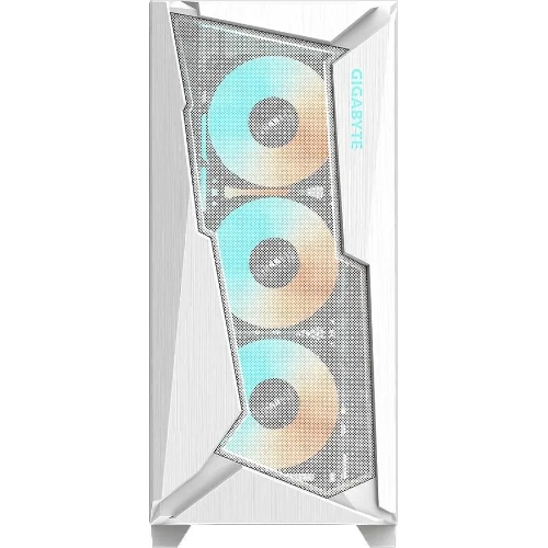 Компьютерный корпус Gigabyte C301GW белый без БП ATX 4x120мм 4x140мм 2xUSB 3.0 audio bott PSU