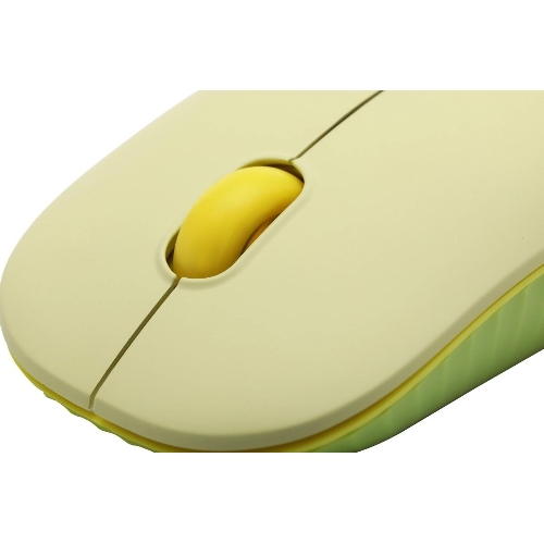 Комплект клавиатура + мышь Acer OCC205 беспроводной USB, 1200 dpi, зеленый/желтый