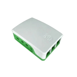 Компьютерный корпус ACD RA601 White+Green ABS Case for Raspberry 4B