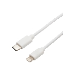 Кабель Rexant Type-C-Lightning 2.4 A, 1 м, белый ПВХ