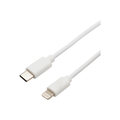 Кабель Rexant Type-C-Lightning 2.4 A, 1 м, белый ПВХ