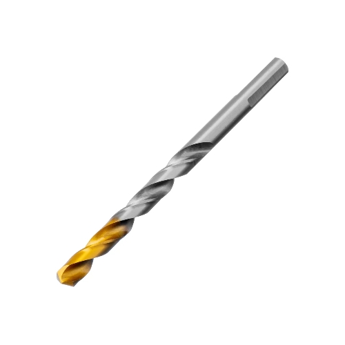 Сверло спиральное по металлу Denzel 7,0 x 109мм, Р6М5, Golden Tip