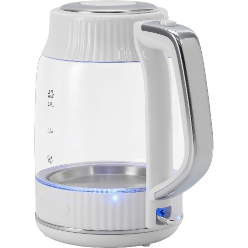Чайник электрический Vitek VT-WK1059 1.7л. 2200Вт белый корпус: стекло/пластик