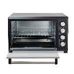 Мини-печь Hyundai MIO-HY075 38л. 2000Вт серебристый/черныйy