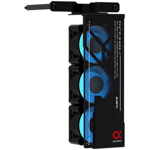 Вентилятор для процессора ALSEYE AS.03.08.0001 (C-RAM-Alpha-B) Product Size: 145.9 x 82 x 38.3мм Number of fans: 3 Size: 40 x 40 x 20мм Material: 1мм SPCC thick sheet metal Surface treatment: Powder coated black on the surface Box: Black Leaf: Milk white Luminous effect: internally emitting ARGb Speed: 1000-3500RPM Ou