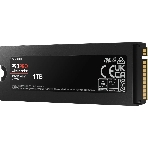 Накопитель SSD Samsung 990 PRO, 1000Gb, PCIe 4.0 x4, M.2 2280, NVMe, R/W 7450/6900, с радиатором