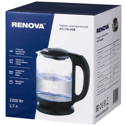 Чайник электрический Renova KT17G-05B