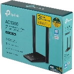 Адаптер TP-Link AC1300Mbps Dual-band High-Gain wireless USB adapter, 867Mbps at 5G and 400Mbps at 2.4G, two high gain antennas, USB 3.0, USB extension cable, support wave 2 MU-MIMO, full compatible with Windows and macOS.