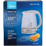 Чайник электрический Midea MK-8017 2200 Вт, 1.5 л, белый