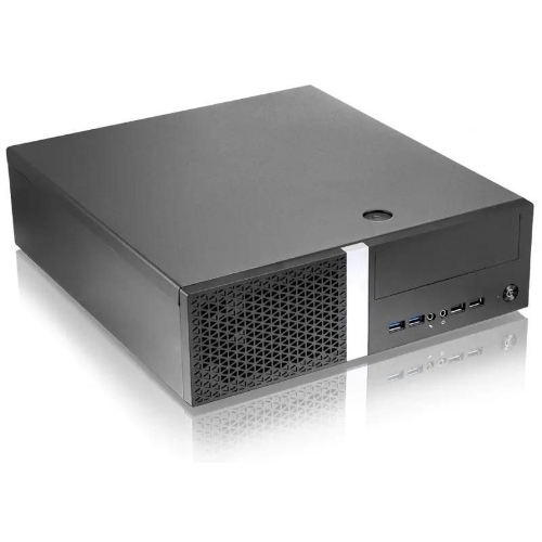 Компьютерный корпус Foxline FL-211-TFX300S с блоком питания 300Вт, mATX case, black, w/PSU TFX 300W, w/2xUSB2.0+2xUSB3.0, w/pwr cord, w/8cm FAN
