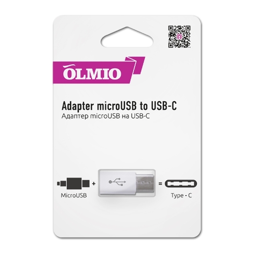 Адаптер microUSB to USB-C OLMIO