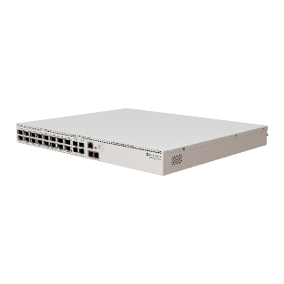 Коммутатор MikroTik CRS520-4XS-16XQ-RM Cloud Router Switch with Quad-Core AL52400 2 GHz CPU, 4 Gb RAM, 98CX8410 switch chip, 2 x 10G Eth ports, 4 x 25G SFP28 ports, 16 x 100G QSFP28 ports, RouterOS L5, 1U rackmount enclosure, dual hot-swap PSU, 4 x hot-swap fans