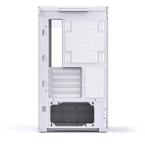 Корпус без блока питания JONSBO D300, Mini-Tower, TG, no fan, 2xUSB-A 3.2 + 1xUSB-C 3.2, mATX, mITX White
