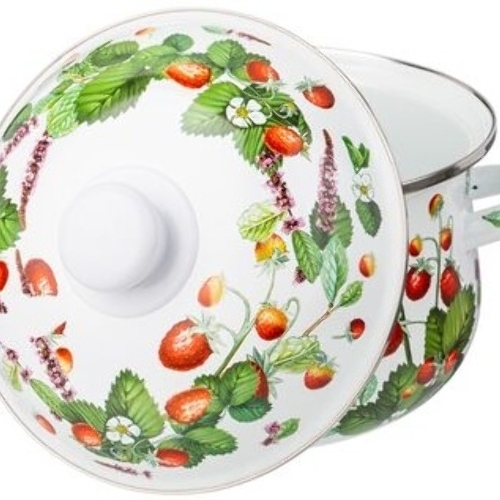 Кастрюля эмалированная AGNESS 934-562 Фруктовая корзина, 2.8 л