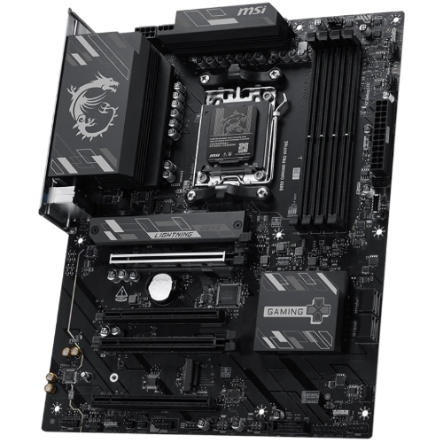 Материнская плата MSI B850 GAMING PRO WIFI6E B850, AM5, 4хDDR5, 4хPCIEx16, 2хM.2, 2хTypeC, 3хUSB3.2Gen2, 6хUSB3.2Gen1, 4хUSB2.0, 4хSATA3.0, 2.5G, DP, HDMI, ATX, RTL