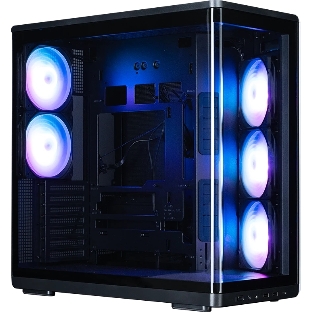 Компьютерный корпус ZALMAN MidTower P60 black (ATX, без БП, 2xUSB 3.0+USB Type C, 5x120мм ARGb) (Zalman P60 Black)