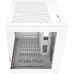 Компьютерный корпус Bloody CC-121 белый без БП mATX 7x120мм 1xUSB2.0 1xUSB3.0 audio