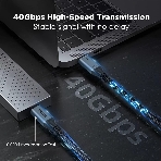 Кабель Thunderbolt4/USB4 Type-C, 5K@60Hz, 40Gbps, PD 100W, 5A, VCOM, 1.2м CU540M-1.2M