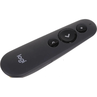 Презентер Logitech R500s Graphite черный, Bluetooth + 2.4 GHz, USB-ресивер, 3 программируемых кнопки, лазерная указка