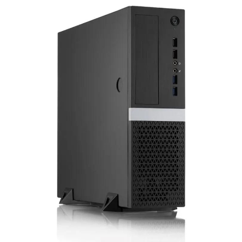 Компьютерный корпус Foxline FL-211-TFX300S с блоком питания 300Вт, mATX case, black, w/PSU TFX 300W, w/2xUSB2.0+2xUSB3.0, w/pwr cord, w/8cm FAN