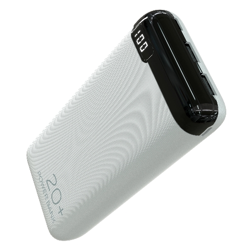 Портативный аккумулятор More choice (4620202550514) PB19-20 2USB 2.1A - 20000mAh белый