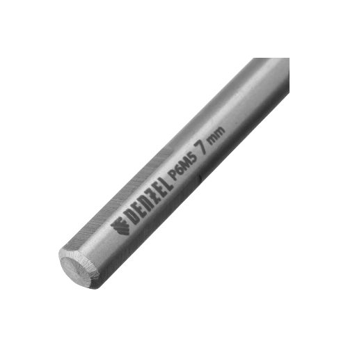 Сверло спиральное по металлу Denzel 7,0 x 109мм, Р6М5, Golden Tip