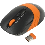 Мышь беспроводная A4Tech Fstyler FG10S черный/оранжевый, 2000 dpi, радиоканал, USB, кнопки - 4