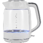Чайник электрический Vitek VT-WK1059 1.7л. 2200Вт белый корпус: стекло/пластик