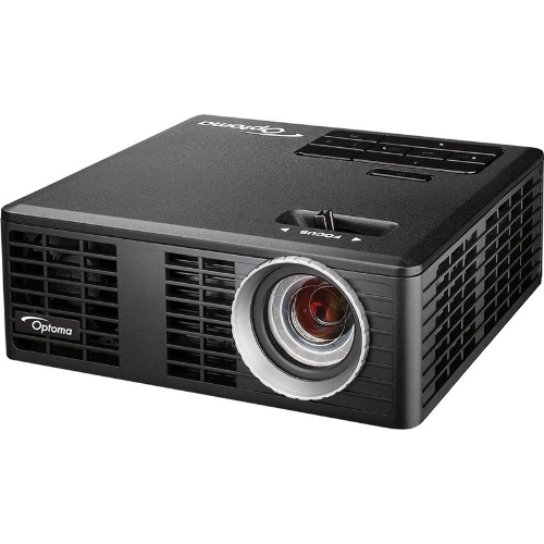 Проектор Optoma ML750e (DLP, LED, WXGA 1280x800, 700Lm, 15000:1, HDMI, USB, MHL, MicroSD, 1x1W speaker, 3D Ready, led 20000hrs, черный, 0.38kg)