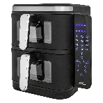 Аэрогриль JVC JK-MB105 черный, 3400 Вт, 12 л, сенсор, 10 программ