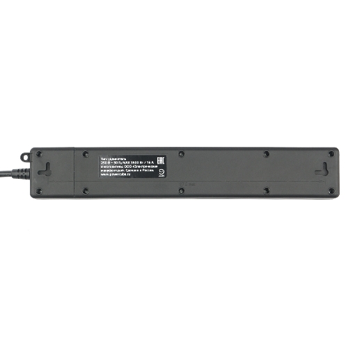 Бытовой удлинитель PowerCube, 4 р с/з вык.,3USB, 3500 Вт, 16А, 1.9 м, 3x1,0 черный PC-7B-2M